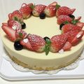mittan825's cooksnap of when they made ホワイトチョコのレアチーズケーキ.