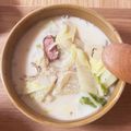 chiimanma's cooksnap of when they made 白菜の豆乳スープ　.