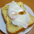 ななクレープ's cooksnap of when they made とろ〜！朝ごはんに絶品半熟トースト.