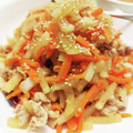 クックE662AA☆'s cooksnap of when they made 簡単！豚小間と大根炒め＊ごま風味.