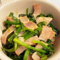 ◇ひさ's cooksnap of when they made ほうれん草とベーコンのソテー.