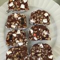 yumienne's cooksnap of when they made ざくざくナッツのチョコレートサラミ.