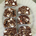 yumienne's cooksnap of when they made ざくざくナッツのチョコレートサラミ.