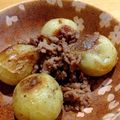 みゅしー☆'s cooksnap of when they made 新じゃがと挽肉の甘辛炒め煮.