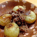 みゅしー☆'s cooksnap of when they made 新じゃがと挽肉の甘辛炒め煮.