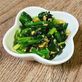 ♬ぶちこ♬'s cooksnap of when they made 簡単！ほうれん草のピーナッツ和え☆.