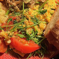 ちっちーず's cooksnap of when they made トマトと豆苗のたまご炒め.