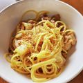 麻's cooksnap of when they made 豚バラと白菜の和風パスタ.