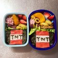 Chaaa_room's cooksnap of when they made マイクラ　キャラ弁当　まいぜんシスターズ.