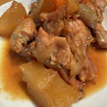 ほのぼのいっこ's cooksnap of when they made 手羽元と大根の甘辛味噌煮　（圧力鍋使用）.