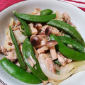 だぁしま's cooksnap of when they made スナップエンドウと豚肉のウマ塩炒め★.