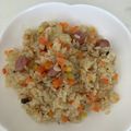 hina0208's cooksnap of when they made 簡単ランチ！ベーコンの炊飯器ピラフ.