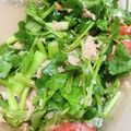 ちび☆あず's cooksnap of when they made パクチーツナサラダ.