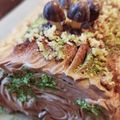 moco00moco's cooksnap of when they made ブッシュドノエル 切り株ケーキ.
