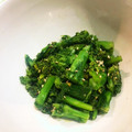 クックCGGGTJ☆'s cooksnap of when they made ★めんつゆで簡単！菜の花の辛子和え★.