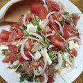 ☆卵大好き☆'s cooksnap of when they made トマトサラダ(生ハムかいわれ大根mix).