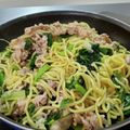 ｸﾏﾘｴ's cooksnap of when they made レモン香る豆苗豚塩焼きそば.