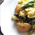 ☆＊お家グルメ工房＊☆'s cooksnap of when they made ジャガイモとキャベツのツナマスタード煮.