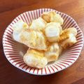 なーなちゃん's cooksnap of when they made お餅リメイク＊塩きな粉おかき.