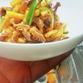 Tケｰ′sK's cooksnap of when they made 砂肝の銀皮(筋)とキムチのポン酢和え.