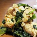 omiso's cooksnap of when they made ほうれん草と鳥もも肉のコチジャン炒め.