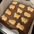 さーたん（＾－＾）'s cooksnap of when they made どうぶつ型ビスケットのブラウニー☆.