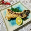 Laufen's cooksnap of when they made ぶりかまの塩焼き☆.