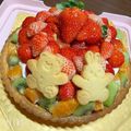 薔薇猫's cooksnap of when they made フルーツカスタードタルト.