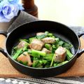 runa10's cooksnap of when they made 肉にらサイコロステーキ風.