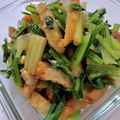 NEKOほっぺ's cooksnap of when they made 簡単！給食の味！小松菜と薩摩揚げの炒め煮.