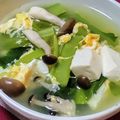 だぁしま's cooksnap of when they made ☆小松菜&卵&しめじ&春雨中華スープ☆.