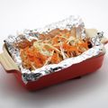 クックDAD's cooksnap of when they made 塩鮭ときのこのバタぽんホイル焼き.