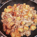 popee8's cooksnap of when they made 冷めてもウマイ！豚肉と麩の甘辛炒め.