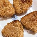 クック00N8WZ☆'s cooksnap of when they made 冷凍できるおこわ風モチモチ焼きおにぎり.