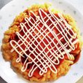 かおかおざえもん's cooksnap of when they made のびたうどん救済！お好み焼き.