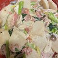 茶碗蒸しすきこ's cooksnap of when they made ベーコンと長芋のクリーム煮.