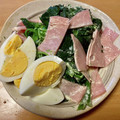 さすらい's cooksnap of when they made ちぢみほうれん草のハムゆで卵サラダ.