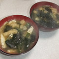 きらり流れ星's cooksnap of when they made 基本のき☆ワカメと油揚げの味噌汁.