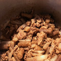 ベアファミリー's cooksnap of when they made 圧力鍋でごぼうとこんにゃくの煮物.
