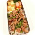 悠LOVE航's cooksnap of when they made ピーマンと豚肉のオイスターソース炒め弁当.