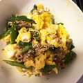 Reo14☆'s cooksnap of when they made 簡単ピーマンとツナのカニカマふわふわ卵.