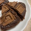かえるりん's cooksnap of when they made ぐるぐる混ぜるだけ♪簡単焼きチョコタルト.