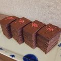 ♡kkk♡'s cooksnap of when they made バレンタインに☆生チョコケーキ.