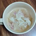 ｸﾝﾁｬﾝ's cooksnap of when they made 春キャベツとベーコンのコンソメスープ.