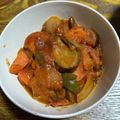 糖質OFF✿聖紫花✿'s cooksnap of when they made 簡単♪トマト＆夏野菜のラタトゥユ.