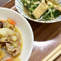めろろろろん's cooksnap of when they made 簡単☆もう一品！油揚げと水菜の煮浸し.