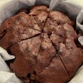 さむさぶろー's cooksnap of when they made 15cmスクエア型　基本のブラウニー.