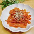 ルパンのかあさん☆彡's cooksnap of when they made １０分で簡単時短♪にんじんのきんぴら.