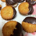 びぃころ's cooksnap of when they made バレンタイン♡マシュマロビスケットサンド.