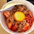 北海道ちゃん's cooksnap of when they made ☆オートミールの納豆キムチ卵丼☆.